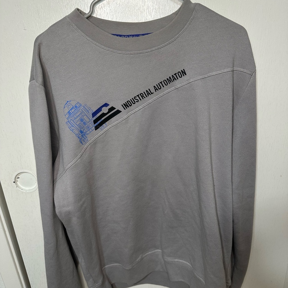 Disney Parks Star Wars R2D2 Industrial Automation Sweatshirt Size M